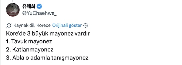 Evlilik üzerine tartışan Koreli X kullanıcıları Koreli erkeklerden şikayetçiydi.