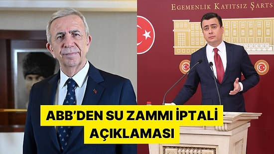 Ankara Büyükşehir Belediyesi Osman Gökçek'in Su Zammı İddialarını Yalanladı