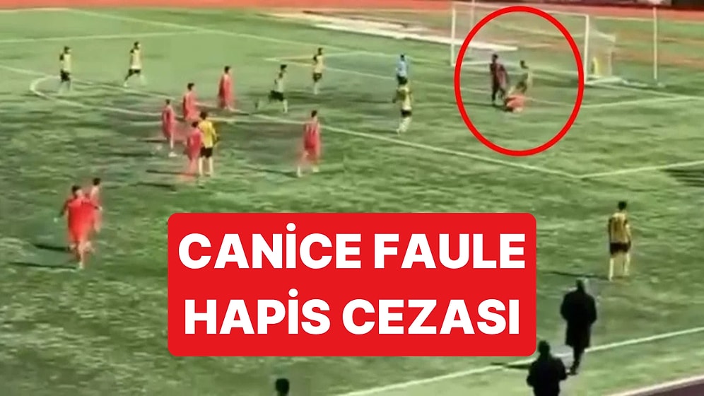 Süper Amatör Lig'de Canice Faule Hapis Cezası Verildi