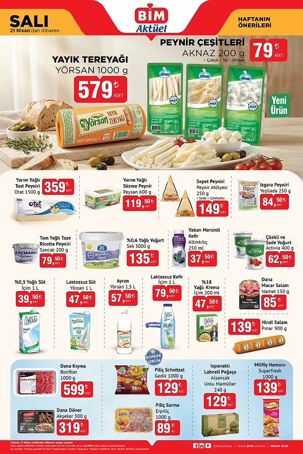 Yörsan Yayık Tereyağı 1000 gr 579 TL