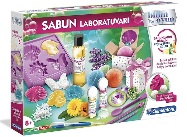 Küçük Bilim İnsanlarına: Clementoni Sabun Laboratuvarı!