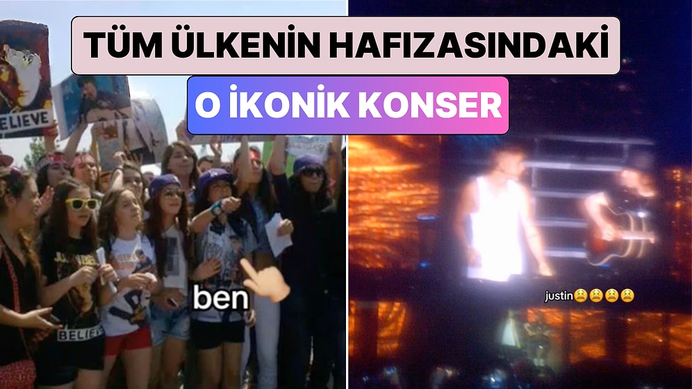 Bir "Hi" Bile Dememişti! Bir Genç Justin Bieber'ın 2013'te İstanbul Verdiği Konserin Görüntülerini Paylaştı