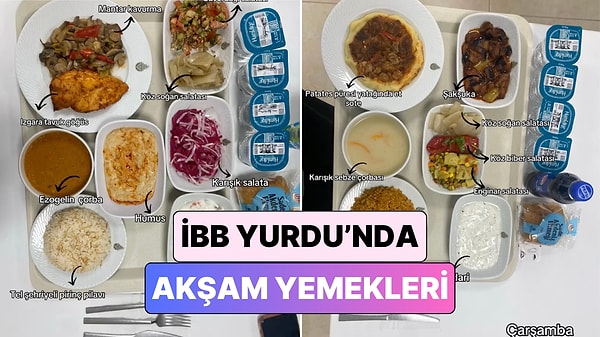 Bir Öğrenci 1 Hafta Boyunca Yediklerini Paylaştı