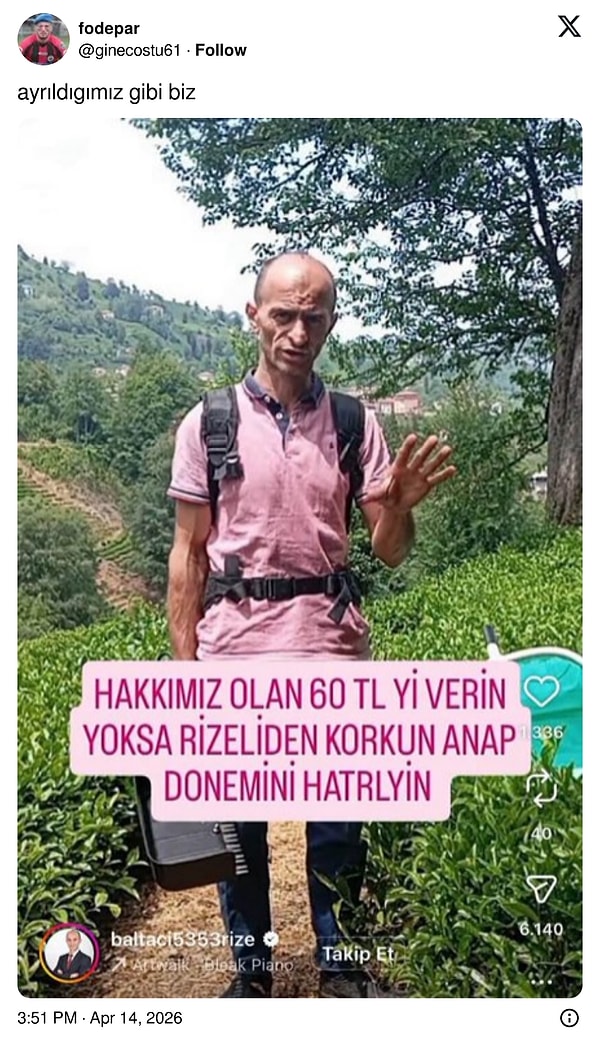 Tabii böyle bir durum...