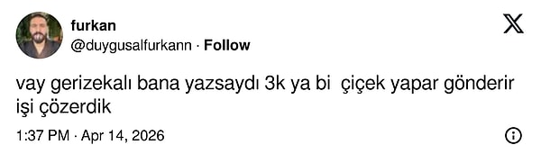 Yorumsuz ve komik tepkisiz olmazdı.