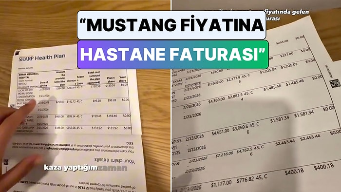Bir Araba Parası: Amerika'da Yaşayan Türk Kaza Sonrası Gelen Hastane Faturasını Açtı
