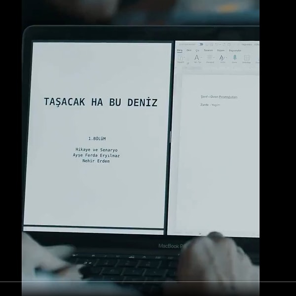 İşte senaryonun ilk haline ait olduğu iddia edilen o görüntü: