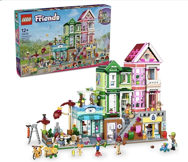 LEGO tutkunlarına dev set: Heartlake City Daireleri!