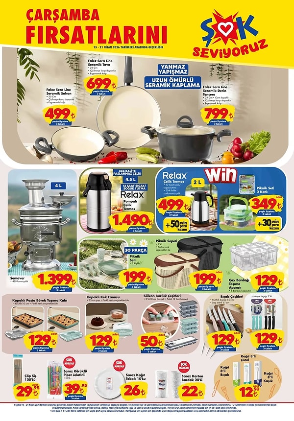 Falez Sera Line Seramik Sahan 499 TL