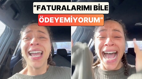 Amerikalı Bir Genç Kız Çok Çalışmasına Rağmen Faturalarını Bile Ödeyemediği İçin İsyan Etti