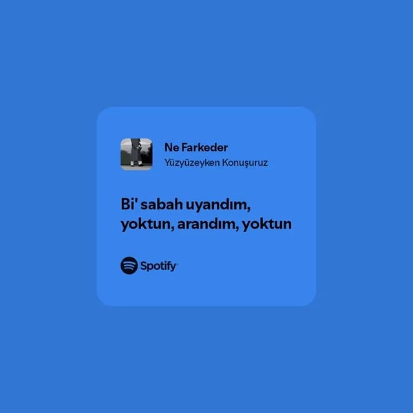 Yüzyüzeyken Konuşuruz - Ne Farkeder