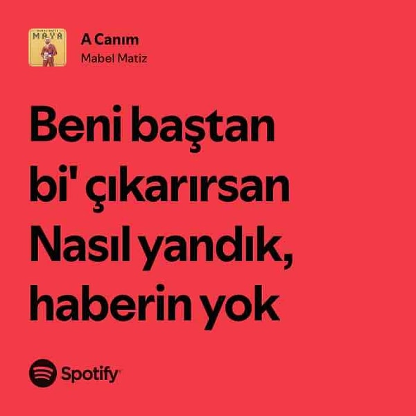 Mabel Matiz - A Canım