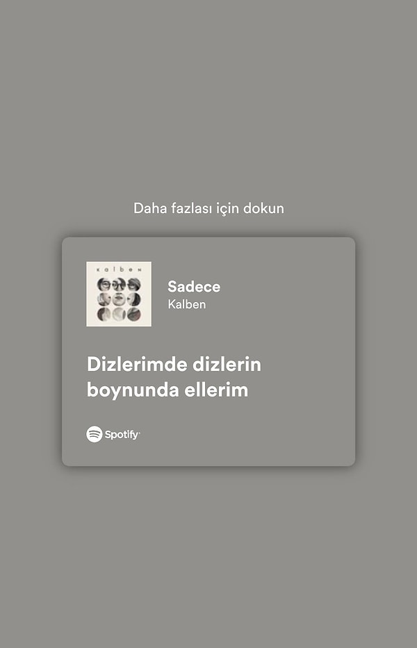 Kalben - Sadece