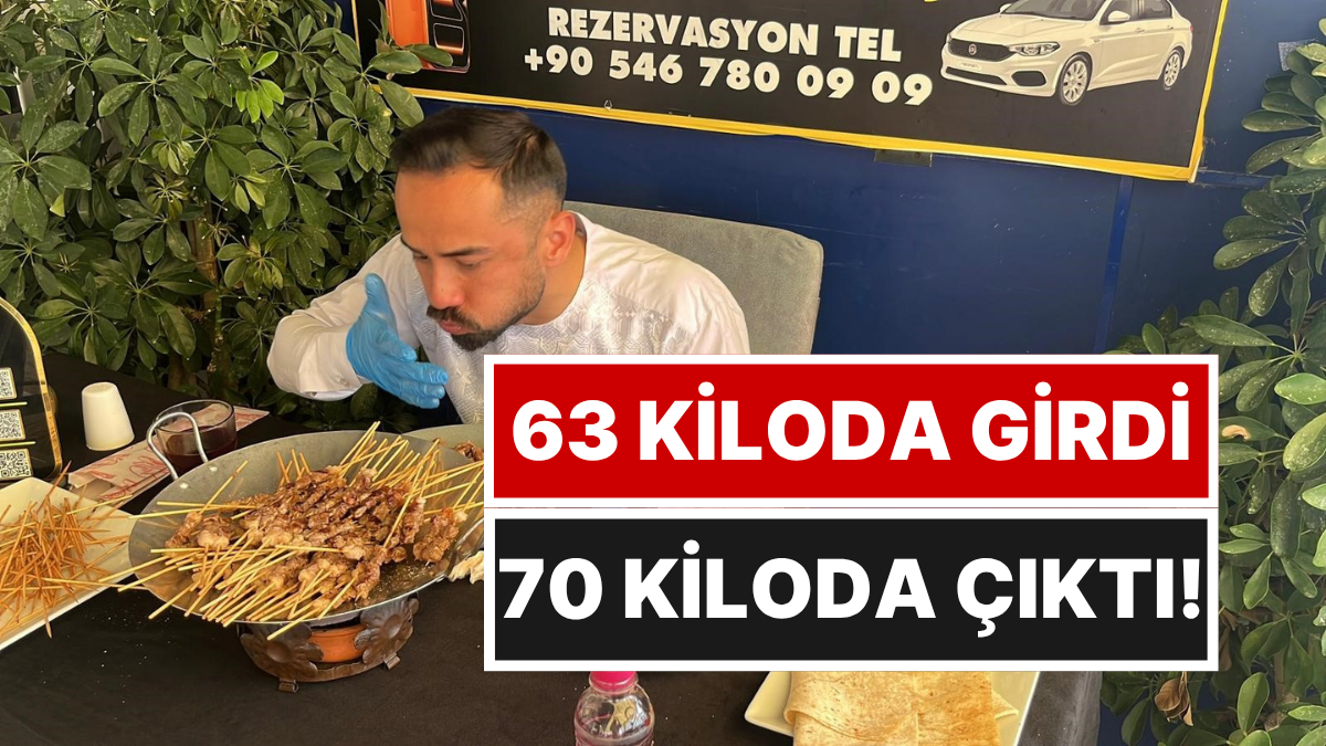 Ödül 2 Milyon 400 Bin Liraydı: 80 Dakikada 63 Kilodan 70 Kiloya Çıktı
