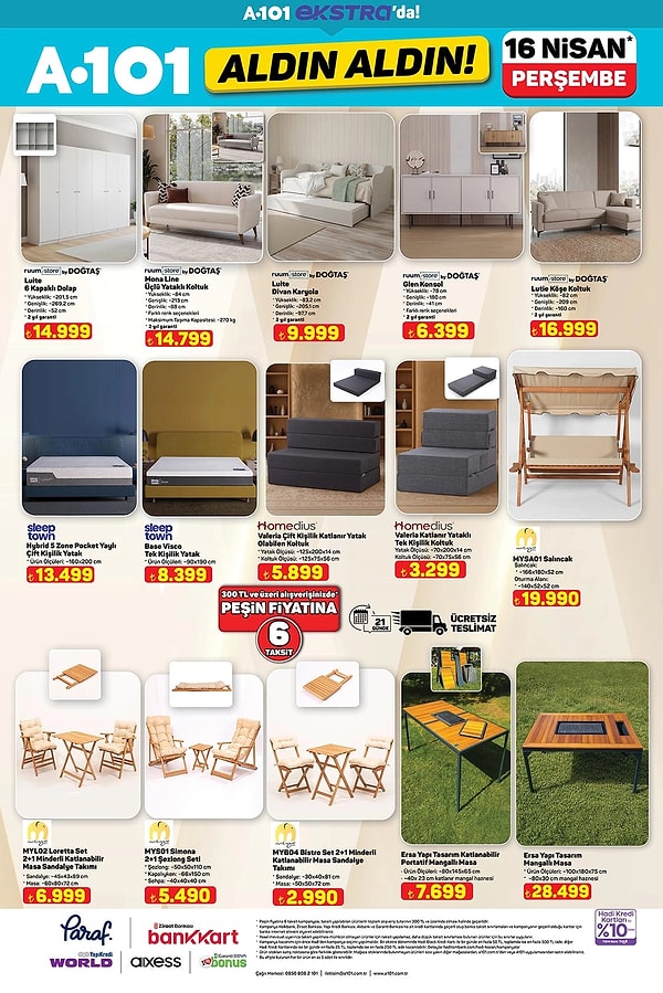 Katlanabilir Portatif Mangallı Masa 7.699 TL