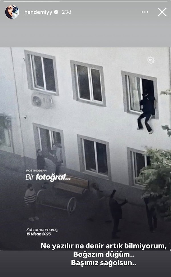 Erçel, sosyal medya hesabından yaptığı paylaşımda şu ifadeleri kullandı: