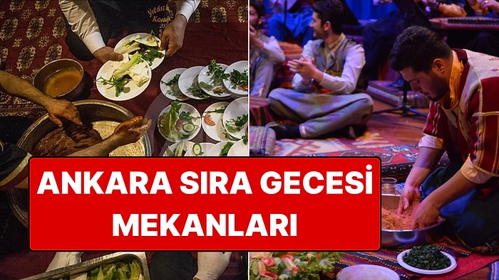 Ankara'nın Sıra Gecesi Mekanları