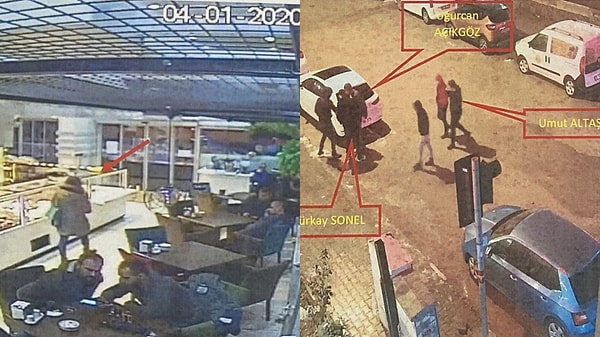Gülistan Doku'nun son görüntüleri ortaya çıktı. Kamera kayıtlarında şüpheli Sonel ve Altaş da bulunuyor.