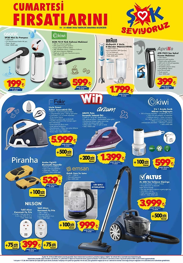 Asonic Mini Su Pompası 199 TL