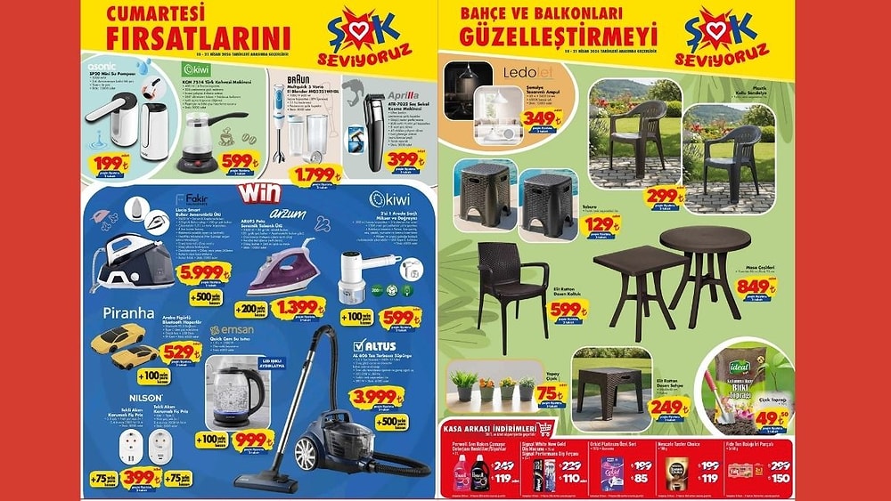 ŞOK'a Bahçe Balkon Ürünleri Geliyor! 18 Nisan 2026 ŞOK Aktüel Ürünler Kataloğu