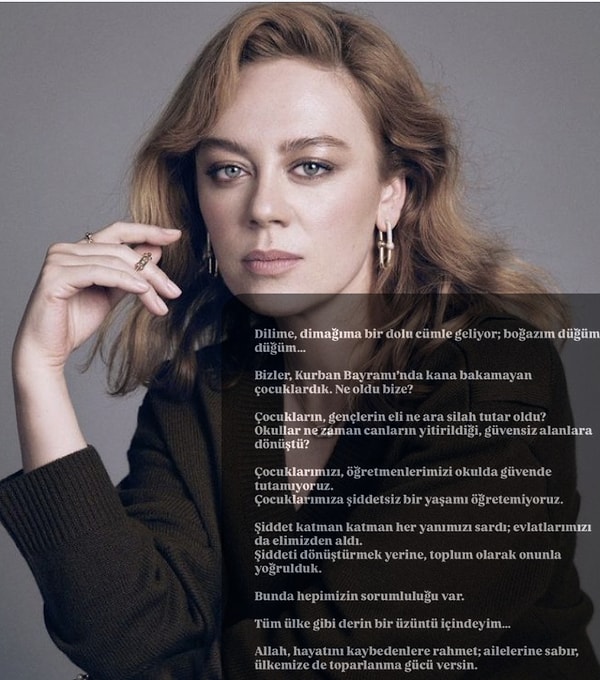 Evgar, sözleriyle yaşananların ardından duyduğu derin üzüntüyü dile getirdi.