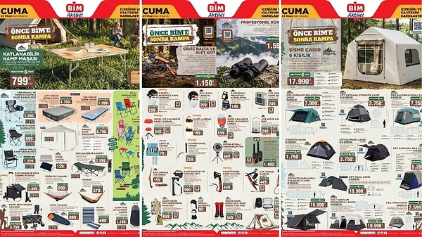 BİM'e Kamp Ürünleri Geliyor! 24 Nisan 2026 BİM Aktüel Kataloğu