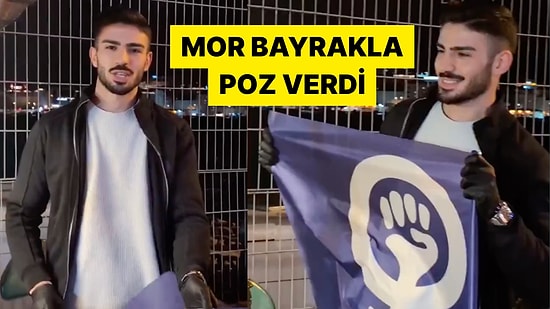 Yakışıklı Mısırcı Olarak Bilinen Alper Temel Feminist Bayrağı Açtı