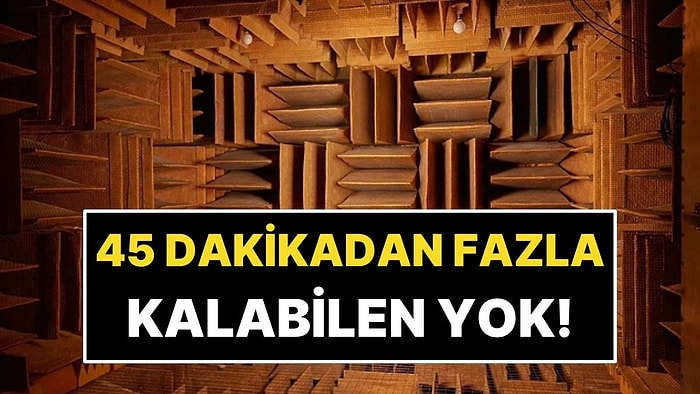 Bu Odada 45 Dakikadan Fazla Kimse Kalamıyor
