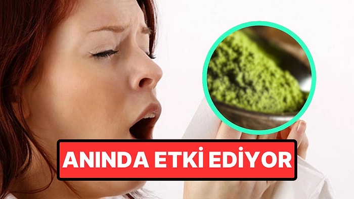 Hapşırığı Anında Kesen İçecek Açıklandı