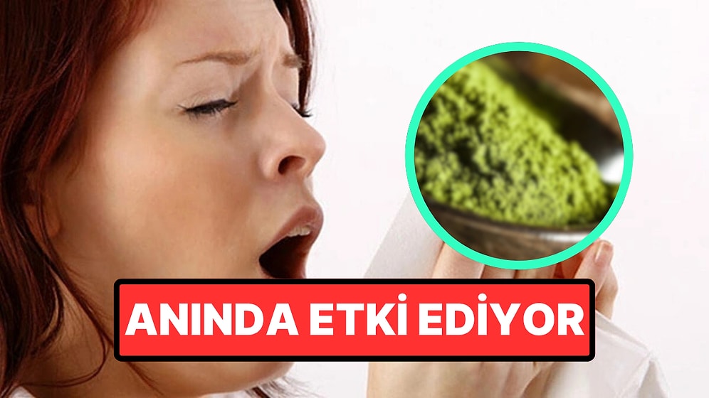 Hapşırığı Anında Kesen İçecek Açıklandı