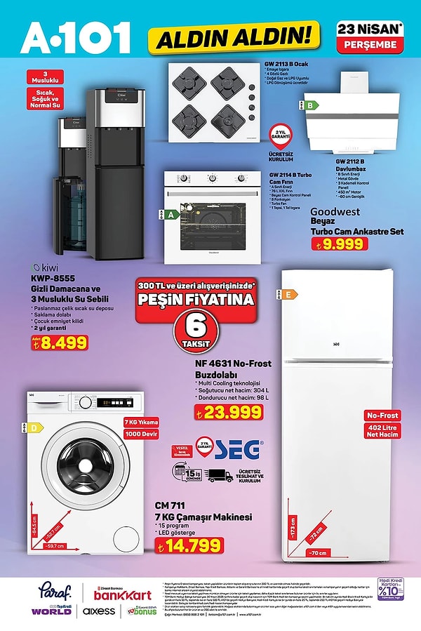 Kiwi Gizli Damacana ve 3 Musluklu Su Sebili 8.499 TL