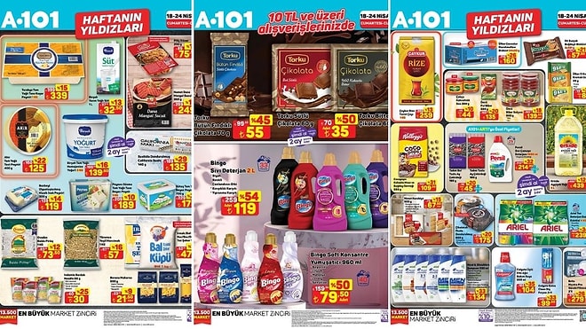 18 - 24 Nisan 2026 A101 Haftanın Yıldızları Kataloğu
