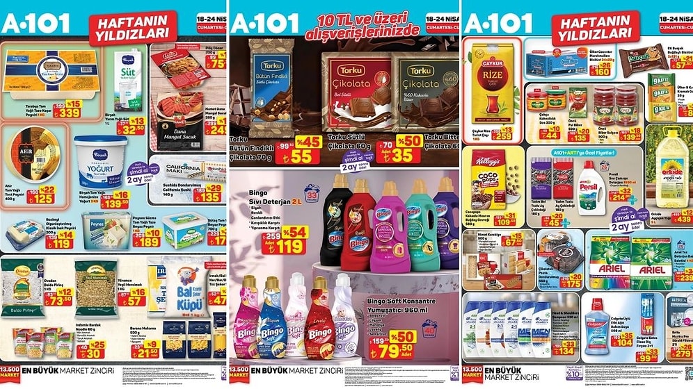 18 - 24 Nisan 2026 A101 Haftanın Yıldızları Kataloğu