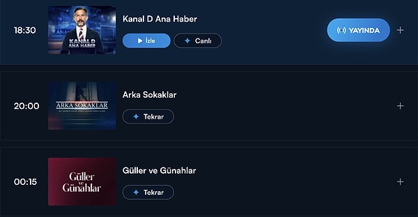 17 Nisan Cuma Kanal D Yayın Akışı