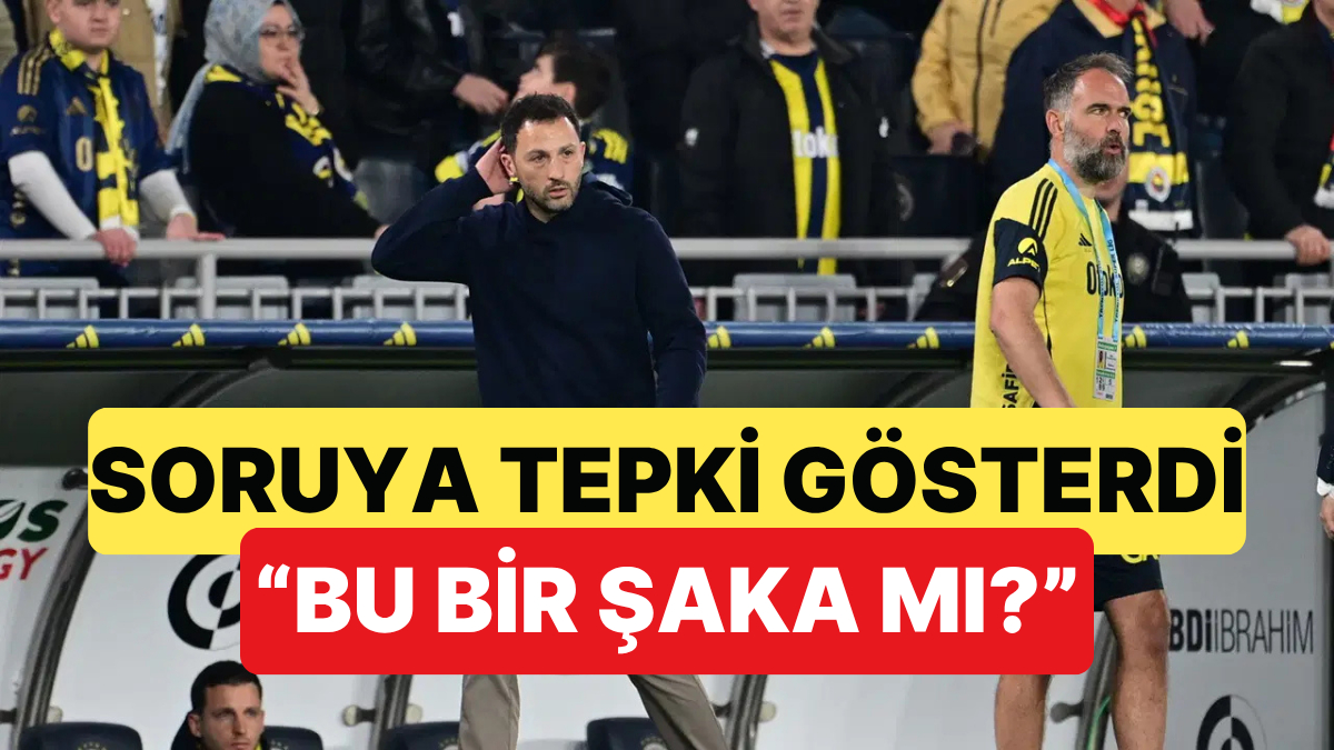 "İstifa" Sorusu Fenerbahçe Teknik Direktörü Tedesco'yu Kızdırdı