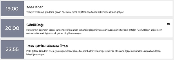 Gönül Dağı Var mı? 18 Nisan Cumartesi TRT 1 Yayın Akışı