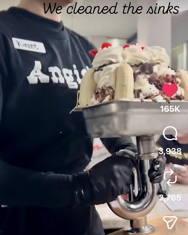 4. "Lavaboları temizledik"