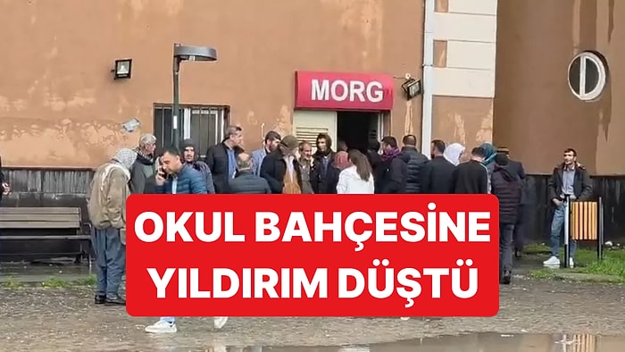 Diyarbakır'da Okul Bahçesine Yıldırım Düştü: Can Kayıpları Var