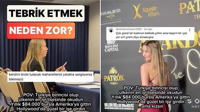 Bursla Amerika'da Okuyup Hollywood'da İşe Giren Türk Kendisine Gelen Kötü Yorumları Paylaştı