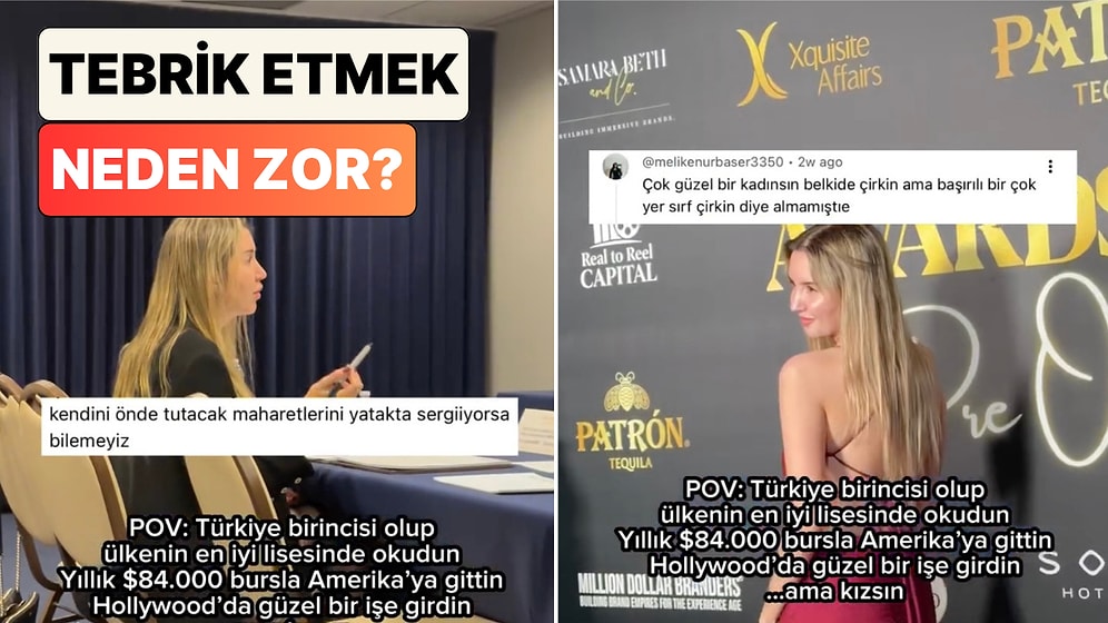 Bursla Amerika'da Okuyup Hollywood'da İşe Giren Türk Kendisine Gelen Kötü Yorumları Paylaştı