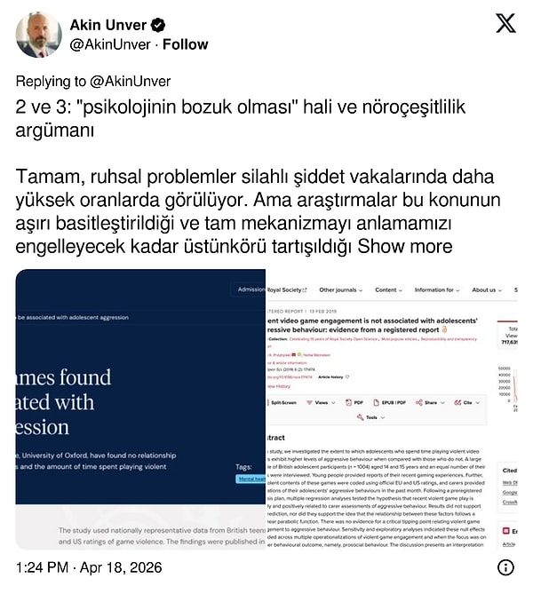 "Hangi oyunu ne kadar oynayabileceğinin aile tarafından çoktan belirlenmiş olması gerekir."