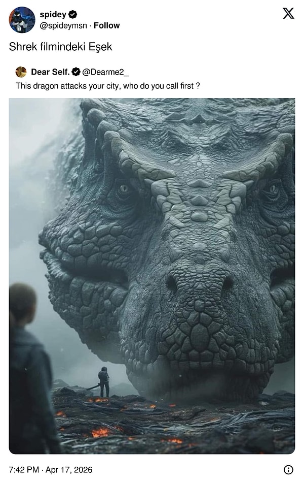 2. "Ejderha şehrinize saldırsa ilk arayacağınız kişi?"