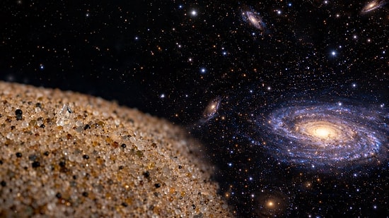 Calculated: Are There More Grains of Sand on Earth or Stars in the Observable Universe?