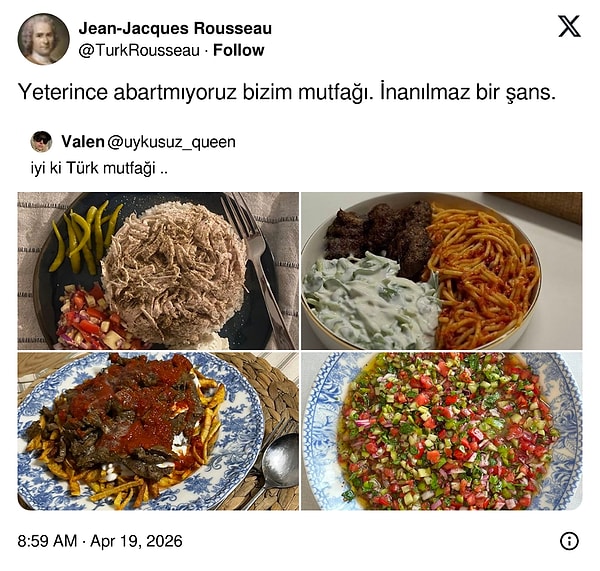 İyi ki Türk mutfağı 🌹