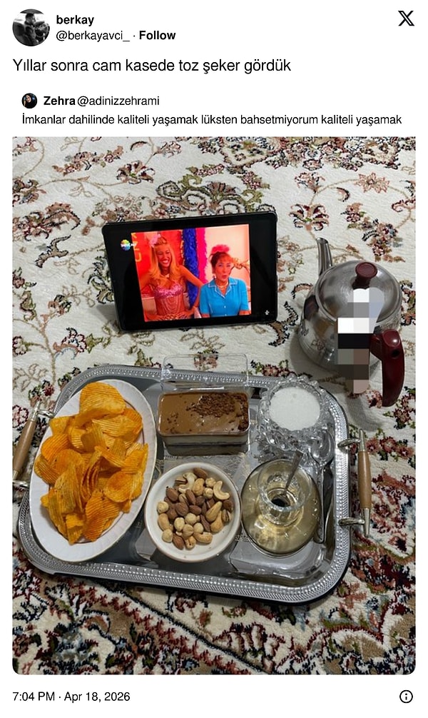 Eski bir dostla karşılaştık.