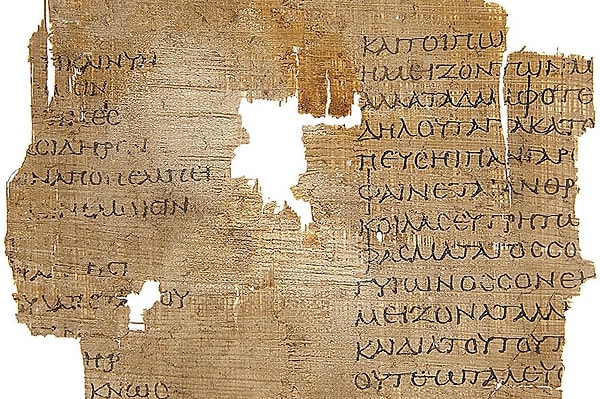 A 2,000-year-old papyrus fragment unearthed in Cairo has revealed 30 verses attributed to Empedokles.