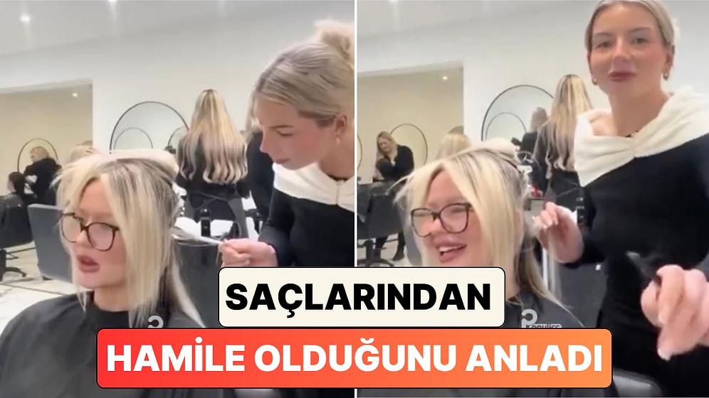 Bir Kuaför Düzenli Müşterisinin Hamile Olduğunu Saçlarından Anladı