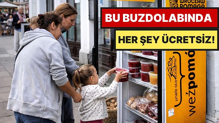 Herkese Ücretsiz: Sokaklara İçi Yiyecek Dolu Binlerce Buzdolabı Yerleştirildi
