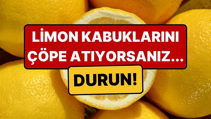 Limon Kabuğunu Çöpe Atanlar Pişman Olacak: 10 Bilinmeyen Kullanım Alanı!