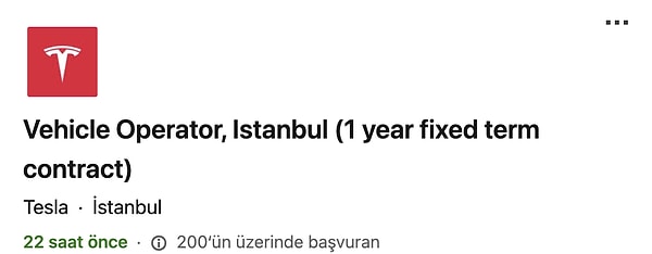 İşte Tesla iş ilanındaki kriterler!